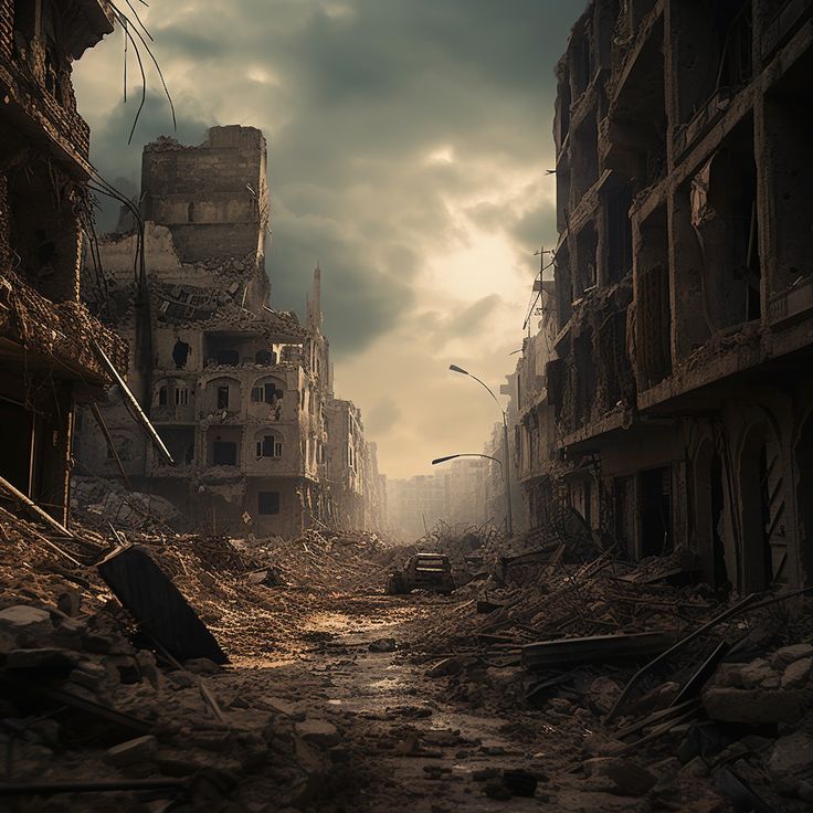 Mixed media artwork with fragments and debris