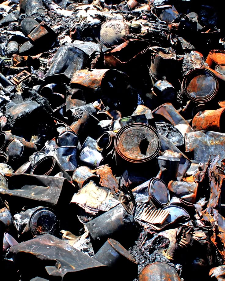 Photography series of abandoned objects