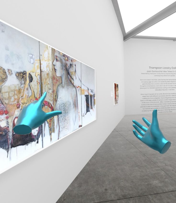 Online gallery interface